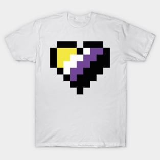 Nonbinary heart T-Shirt